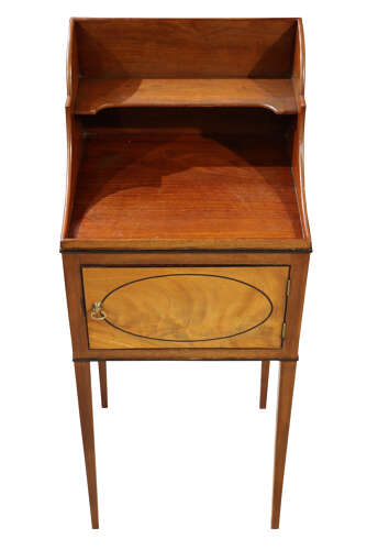 Mahogany and Satinwood Side Cabinet