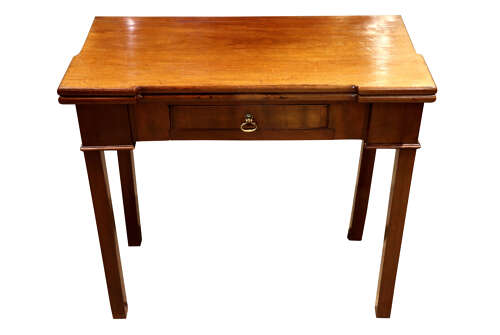 George II Mahogany Card Table