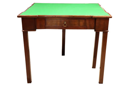 George II Mahogany Card Table