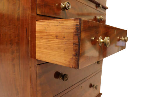 A Fine Quality Mahogany Slide Front Davenport