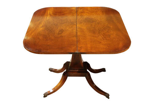 A pair of Sheraton Revival Foldover Tables