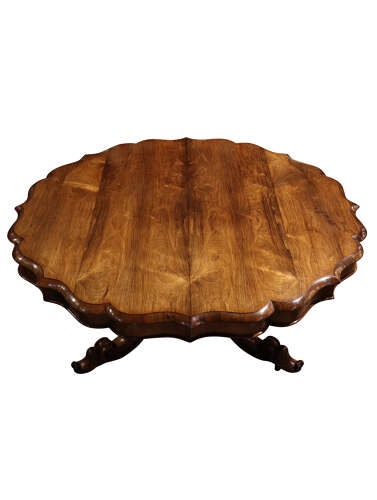 19th Century Rosewood Centre or Dining Table