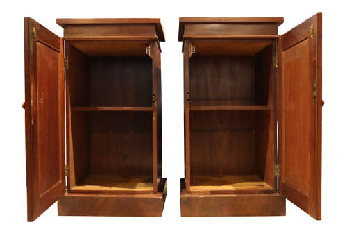 A Pair of Early 19th Century Mahogany Bedside Cabinets (Adapted)