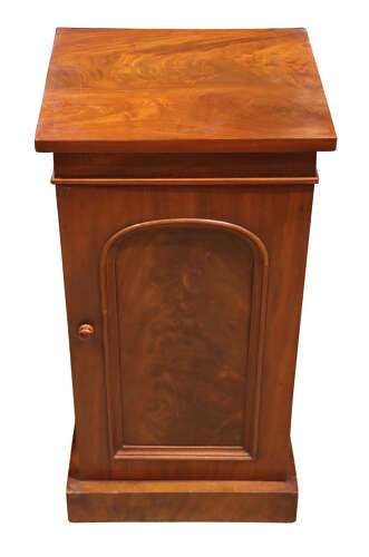 A Pair of Early 19th Century Mahogany Bedside Cabinets (Adapted)