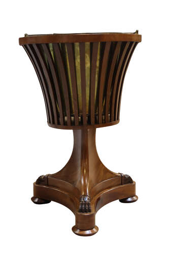 Early 19th Century Dutch Empire Style Mahogany Jardinière Bucket, c.1830