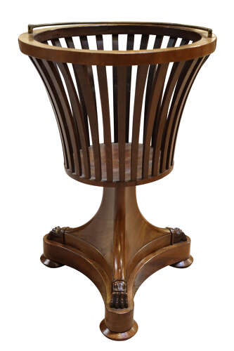 Early 19th Century Dutch Empire Style Mahogany Jardinière Bucket, c.1830