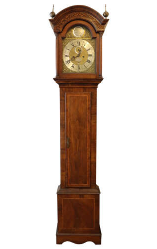 An 8-Day Walnut Longcase Clock by Edward Upjohn, Exon (Exeter), c.18th Century