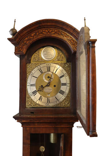 An 8-Day Walnut Longcase Clock by Edward Upjohn, Exon (Exeter), c.18th Century