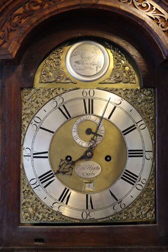 An 8-Day Walnut Longcase Clock by Edward Upjohn, Exon (Exeter), c.18th Century