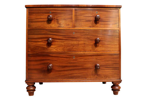 Antique 19th-Century Mahogany Chest of Drawers