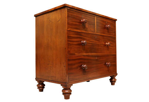Antique 19th-Century Mahogany Chest of Drawers