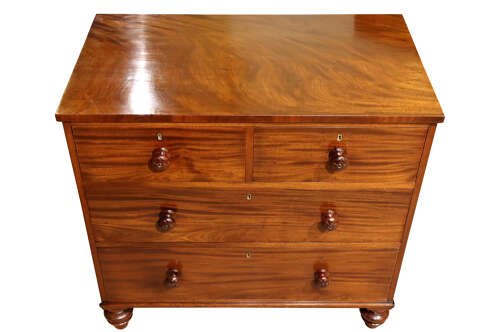 Antique 19th-Century Mahogany Chest of Drawers