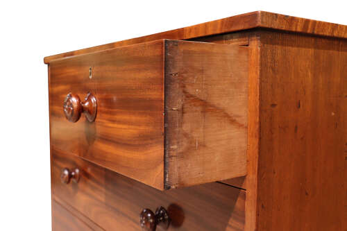 Antique 19th-Century Mahogany Chest of Drawers