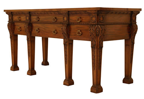 Fine 19th Century Mahogany Side Table in the Chippendale Manner