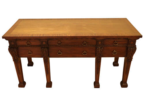 Fine 19th Century Mahogany Side Table in the Chippendale Manner