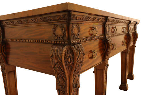 Fine 19th Century Mahogany Side Table in the Chippendale Manner