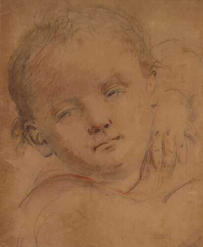 Mid-19th Century Pencil Portrait of a Young Boy, c.1850