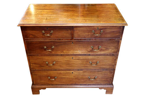 Chippendale Period Mahogany Chest of Drawers – Circa 1770