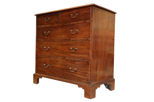 Chippendale Period Mahogany Chest of Drawers – Circa 1770