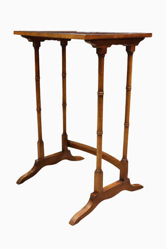 Edwardian Rosewood Nest of Three Tables, circa 1900