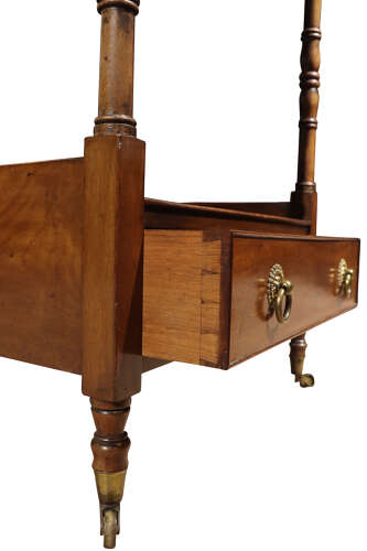 Antique Victorian Mahogany Four-Tier Whatnot circa 1890