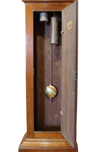 Fine 18th Century Oak Longcase Clock by James Crabb of Salisbury, circa 1790