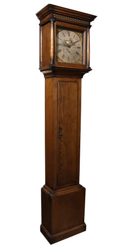 An 18th Century Oak Longcase Clock by John Pattison of Halifax