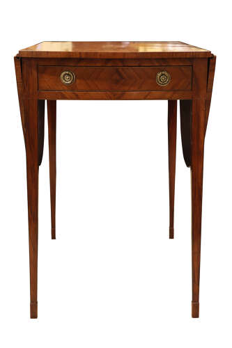 Georgian Kingwood and Satinwood Banded Pembroke Table, Circa 1800
