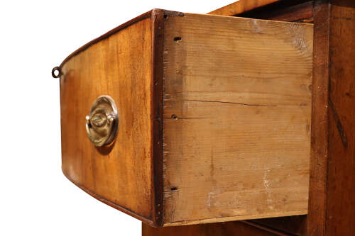A Late 19th Century Mahogany Bowfronted Chest of Drawers, Circa 1880