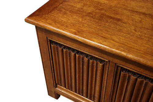A Large Oak Coffer with Cedarwood Lining, Circa 1930s