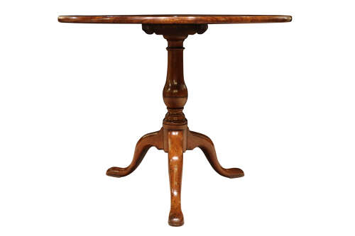Georgian Mahogany Tripod Table with Tilting Top, Circa 1780