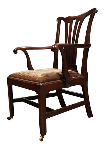 A Fine George II Mahogany Armchair, circa 1750
