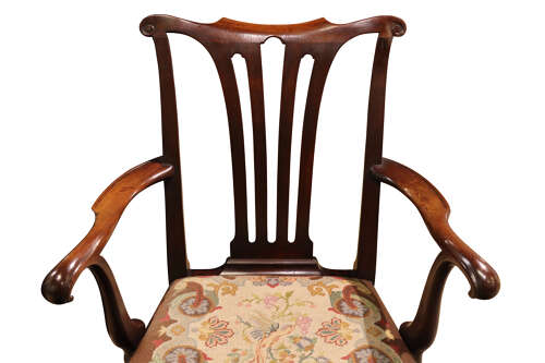 A Fine George II Mahogany Armchair, circa 1750