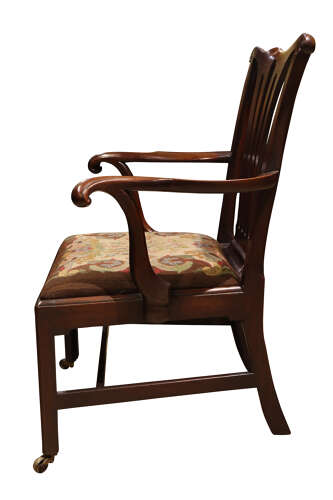 A Fine George II Mahogany Armchair, circa 1750