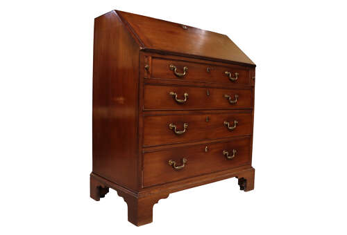 A George III Mahogany Bureau