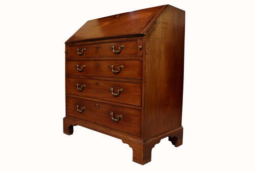 A George III Mahogany Bureau