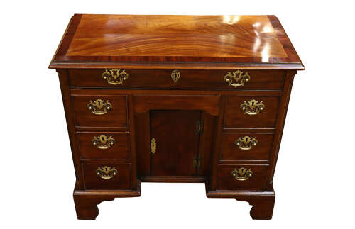 George III Mahogany Kneehole Desk, Circa 1780