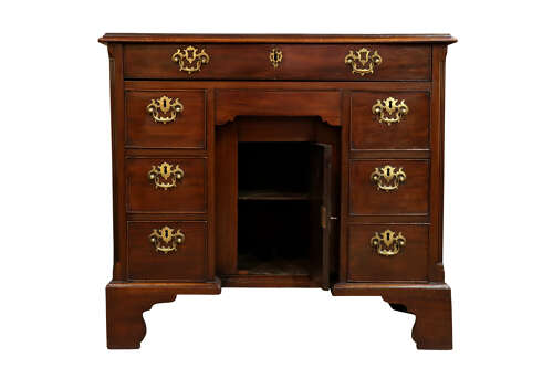 George III Mahogany Kneehole Desk, Circa 1780
