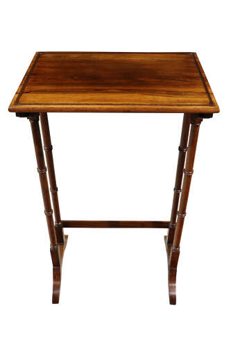 Regency Rosewood Nest of Three Tables, c.1820