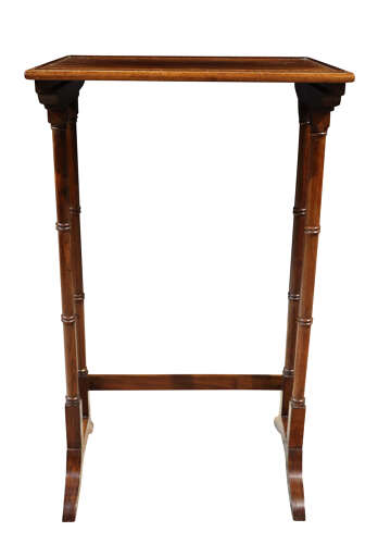 Regency Rosewood Nest of Three Tables, c.1820