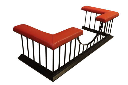 Large Club Fender with Faux Leather Seating