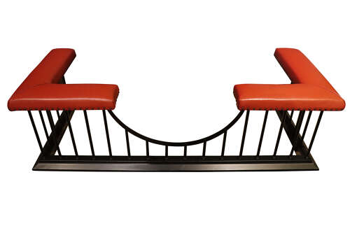 Large Club Fender with Faux Leather Seating