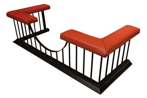 Large Club Fender with Faux Leather Seating