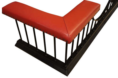 Large Club Fender with Faux Leather Seating