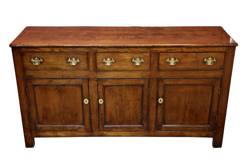 Fine 18th Century Oak Dresser Base