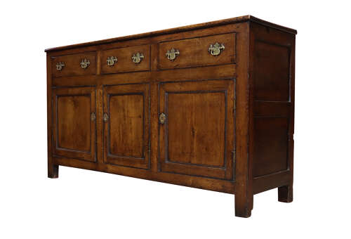 Fine 18th Century Oak Dresser Base