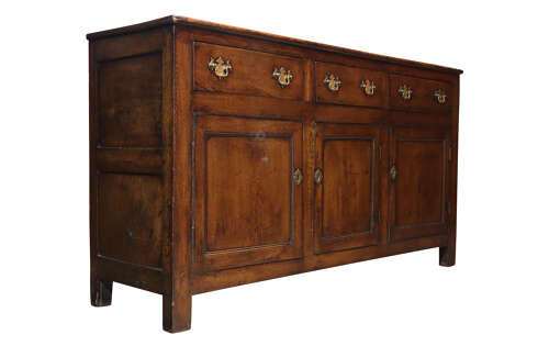 Fine 18th Century Oak Dresser Base