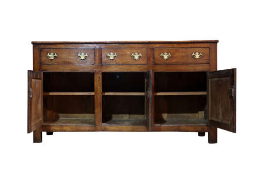 Fine 18th Century Oak Dresser Base