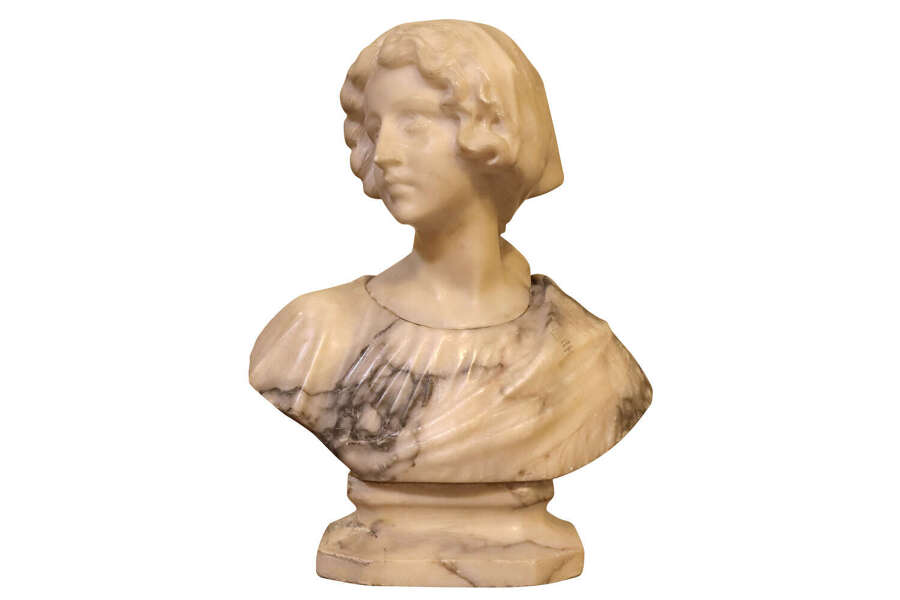 Victorian Marble Bust of a Young Woman, c.1850&ndash;1870