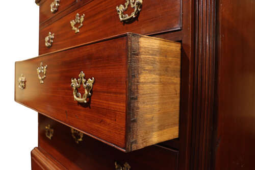 Fine George II Mahogany Tallboy (Chest on Chest), c.1745–1760